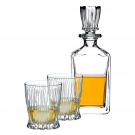 Riedel Fire Whiskey Gift Set, Decanter with stopper and 2 Tumblers