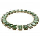 Swarovski Millenia Necklace, Octagon Cut Crystals, Green, Gold-Tone Plated