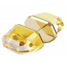 Swarovski Lucent Stud Earring Single, Yellow, Gold-Tone Plated