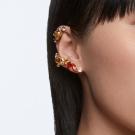 Swarovski Gema Clip Earrings, Asymmetrical, Multicolored, Gold-Tone Plated, Set