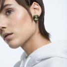 Swarovski Dulcis Stud Pierced Earrings, Green, Pair