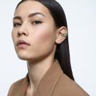 Swarovski Millenia Ear Cuff, Green, Gold-Tone Plated, Single Earring