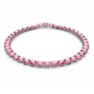 Swarovski Millenia Necklace, Octagon Cut Crystals, Pink, Rhodium Plated