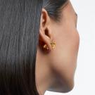 Swarovski Lucent Ear Cuff, Single, Magnetic, Yellow, Gold-Tone Plated