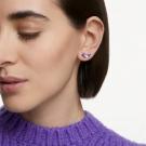 Swarovski Lucent Ear Cuff, Single, Magnetic, Purple, Gold-Tone Plated