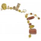 Swarovski Gema Necklace, Multicolored, Gold-Tone Plated