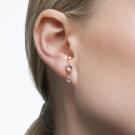 Swarovski Constella Earring Cuff, Single, Asymmetrical, Pair, White, Rose-Gold Tone Plated