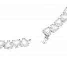 Swarovski Trilliant Cut Crystal and Rhodium Millenia Necklace