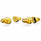 Swarovski Jewelry Lucent, Pierced Earrings Stud Yellow, Gold