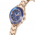 Swarovski Octea Lux Sport Watch, Metal Bracelet, Blue, Gold Tone Finish