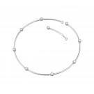 Swarovski Constella Necklace, Round Cut, White, Rhodium Plated