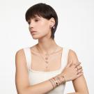 Swarovski Jewelry Necklace Iconic Swan, Pendant XXS White, Rose Gold