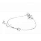 Swarovski Jewelry Bracelet Volta, XS Bow White, Rhodium