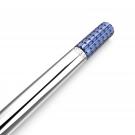 Swarovski Ballpoint Pen, Blue, Chrome Plated