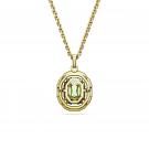 Swarovski Jewelry Necklace Chroma, Pendant L Green, Gold
