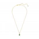 Swarovski Jewelry Necklace Stilla, Pendant Pear Green, Gold