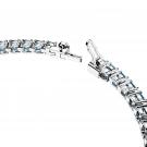 Swarovski Jewelry Bracelet Matrix, Aqua, Rhodium S