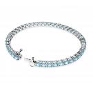 Swarovski Jewelry Bracelet Matrix, Aqua, Rhodium M