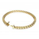Swarovski Jewelry Bracelet Matrix, Yellow, Gold M