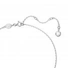 Swarovski Jewelry Necklace Pop Swan, Pendant Short Blue, Rhodium