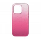 Swarovski iPhone 14 Pro Case Pattern A2 Pink