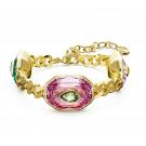 Swarovski Jewelry Bracelet Chroma, Multi Color, Gold M