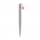 Swarovski Lucent, Ballpoint Pen Celebration Pink Crystal Chrome