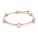Swarovski Jewelry Bracelet Constella, Soft White, Rose Gold M