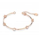 Swarovski Jewelry Bracelet Constella, Soft White, Rose Gold M