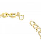 Swarovski Jewelry Necklace Dextera, Modern Chain Pave Crystal, Gold L