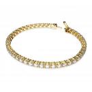 Swarovski Jewelry Bracelet Matrix, White, Gold S