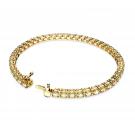 Swarovski Jewelry Bracelet Matrix, Yellow, Gold XL