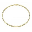 Swarovski Jewelry Necklace Matrix, Necklace S Yellow, Gold M