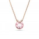 Swarovski Pink and Rose Gold Bella Pendant Necklace