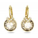 Swarovski Jewelry Bella, Pierced Earrings Drop Crystal and Gold