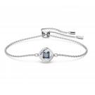 Swarovski Jewelry Bracelet Angelic Square, Crystal Cool Blue, Rhodium M