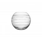 Orrefors Crystal, 6.77" Graphic Round Crystal Vase