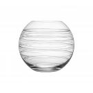 Orrefors Crystal, 8.07" Graphic Round Vase