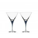 Orrefors Crystal, Intermezzo Blue Martini, Pair