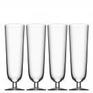 Orrefors Crystal, Beer Pilsner Glasses, Set of Four