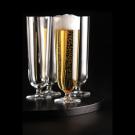Orrefors Crystal, Beer Pilsner Glasses, Set of Four