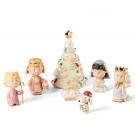 Lenox Christmas Peanuts Pageant Nativity Figurines, Set of 7