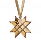 Orrefors Crystal 2023 Paper Star 21K Gold Dated Ornament, Limited Edition