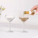 Orrefors Carat Coupe Cocktail, Pair