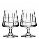 Orrefors Crystal, Street Cognac Crystal Glasses, Pair