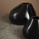 Orrefors Ebon 7.5" Vase Black Medium
