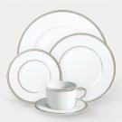 Ralph Lauren Wilshire Salad Plate, Silver And White