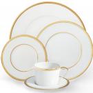 Ralph Lauren Wilshire Cup and Saucer, Gold And White
