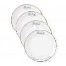 Ralph Lauren China Ralph's Paris Canape Plates, Set of 4