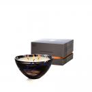 Kosta Boda Contrast Blushing Pink Scent Candle, Black